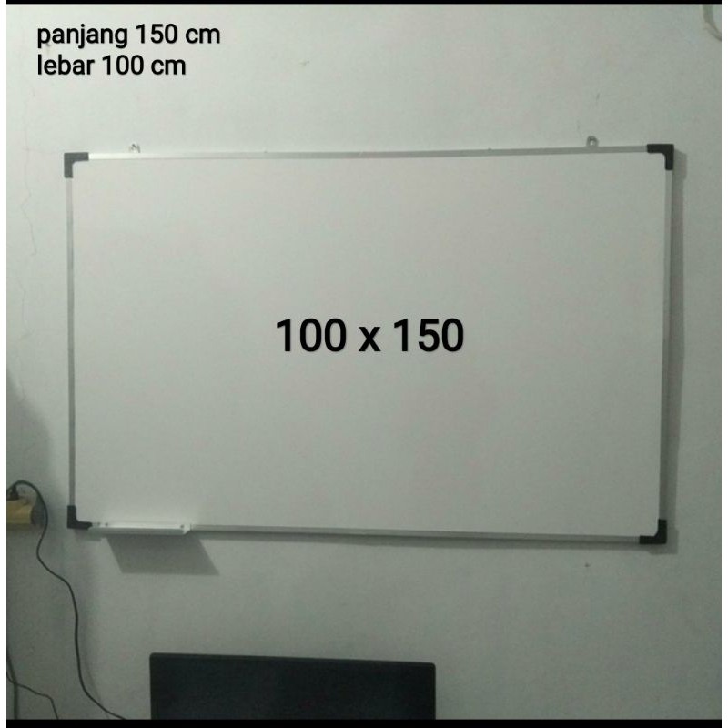 

Whiteboard 100 x 150 cm papan tulis sekolah papan tulis kantor