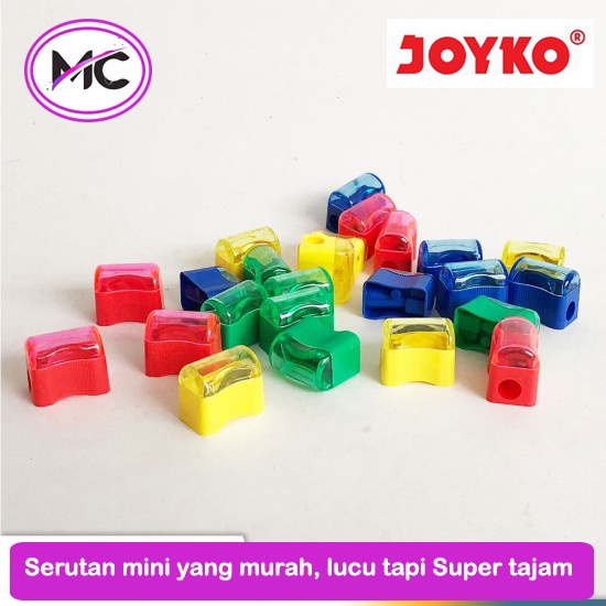 Serutan Pensil Putar Joyko Rautan Pencil Super Tajam Murah Praktis Original