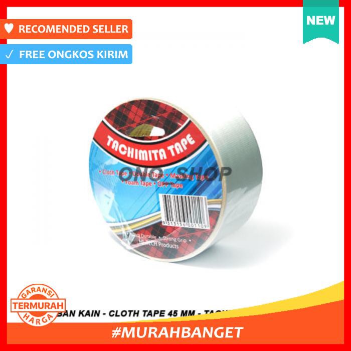 

Lakban Kain Cloth Tape 45 Mm Tachimita Tape Putih - Pengikat & Perekat - Selotip & Double Tape