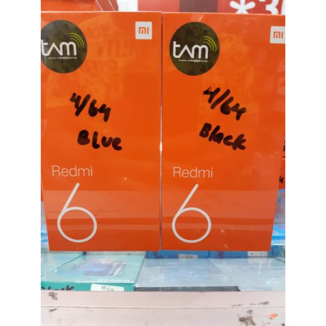 XIAOMI REDMI 6 RAM 4/64GB GARANSI RESMI TAM