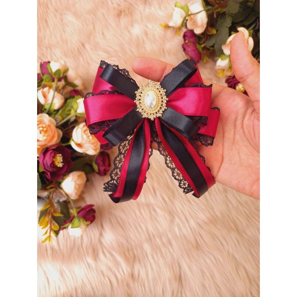 korean ribbon brooch // pita caratbong // pita hamper