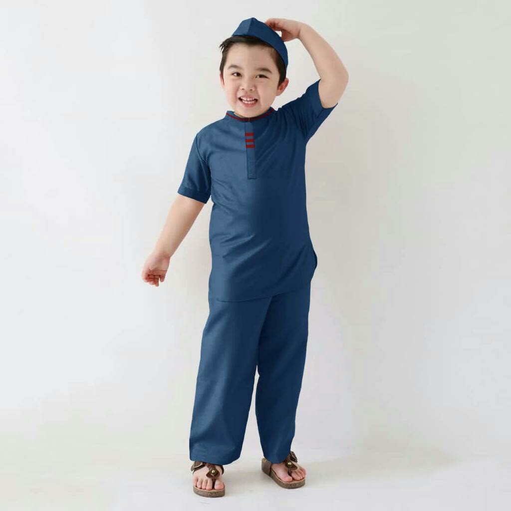 Setelan Koko Ikbol - Baju Muslim Anak Laki-laki - Baju Koko Anak Laki-laki Terbaru