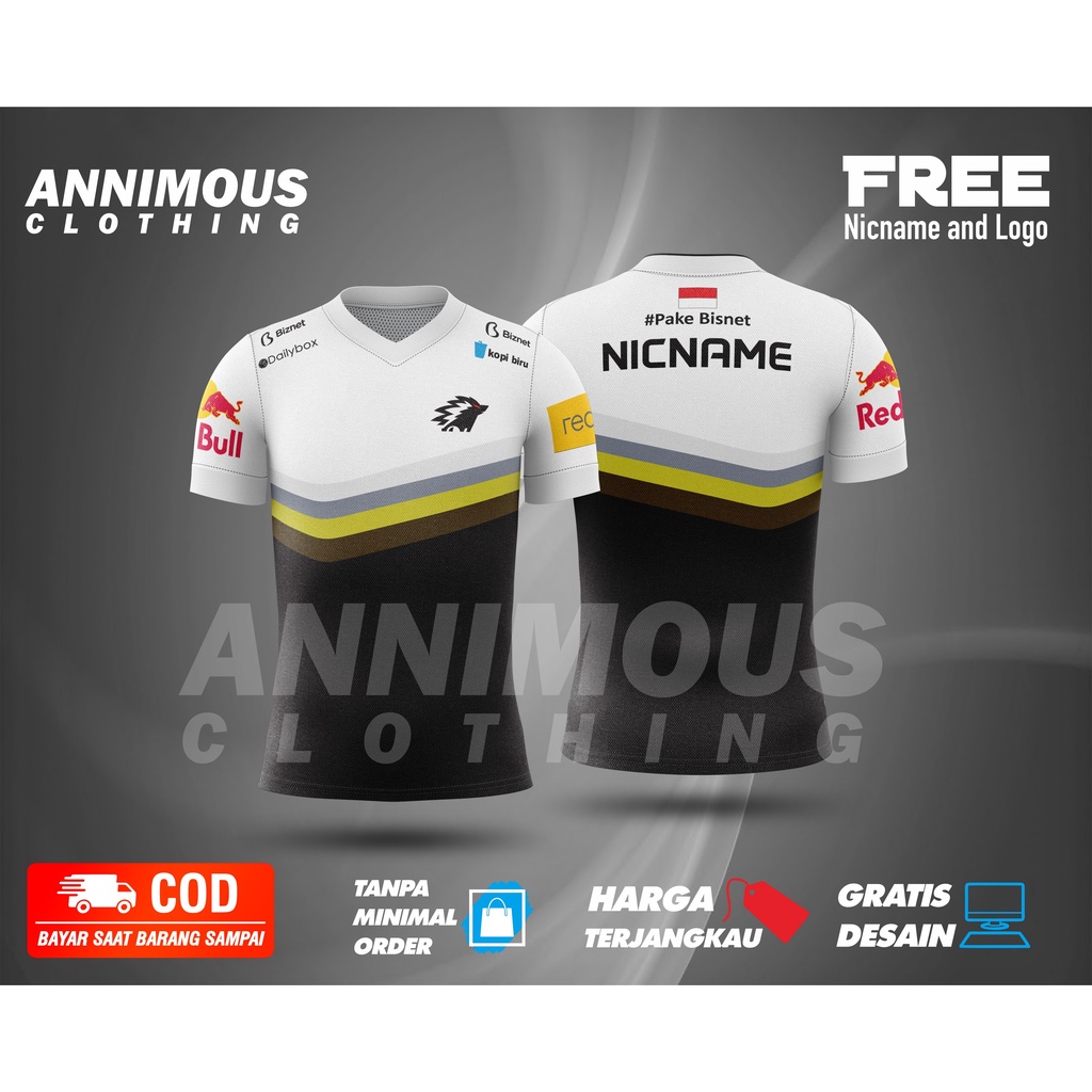 JERSEY KAOS BAJU GAMING ONIC NEW JERSEY MOBILAGENDS 2021