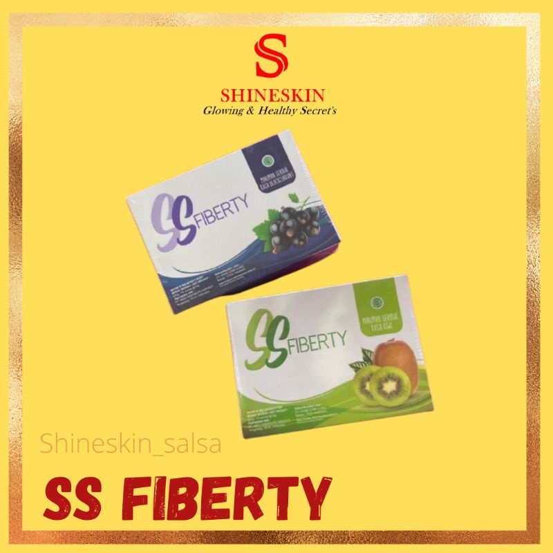 SHINESKIN SS FIBERTY MINUMAN PELANGSING DIET PELANCAR BAB
