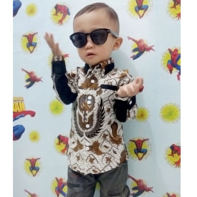 kemeja batik  anak  baju batik  anak  pakaian anak  lakilaki 