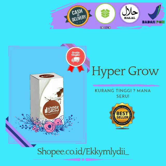 

[PROMO]SUSU PENINGGI BADAN HYPERGROW | HERBAL ALAMI