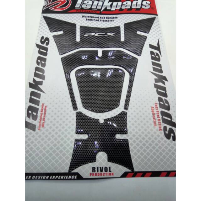 TANKPAD PCX KARBON HITAM BULAT