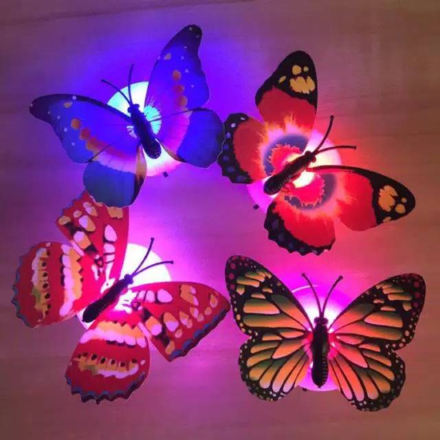 Kupu kupu led ~murah~