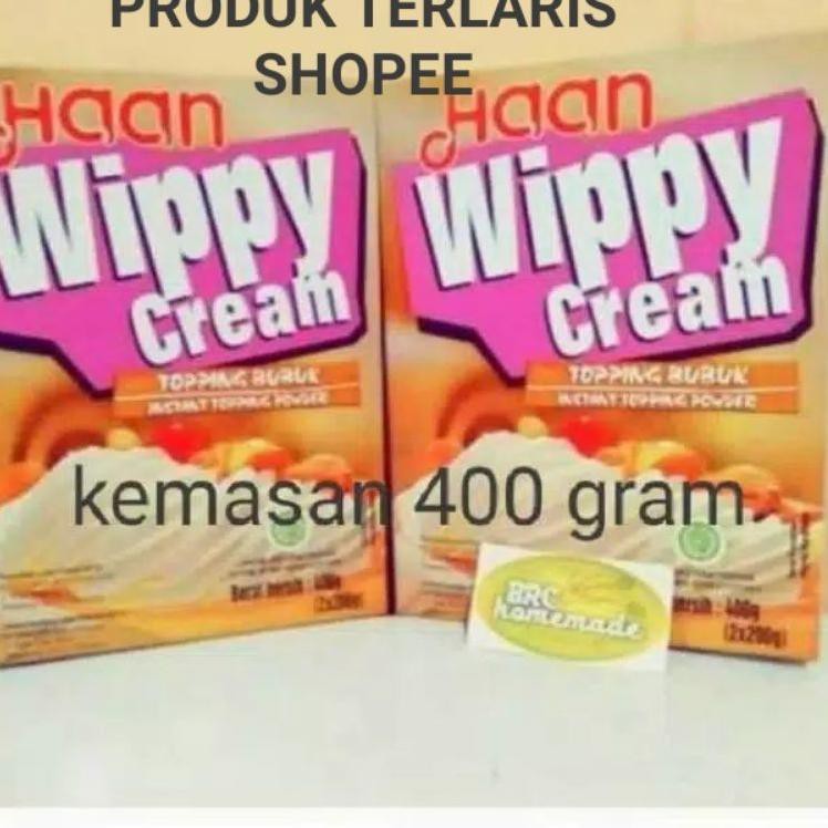 

[ Premium Quality ] Wippy / Whipping / whipped cream Bubuk Haan 400 gram1