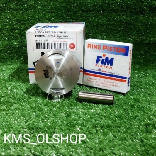 Piston kit Fim 50 Tiger pin 15