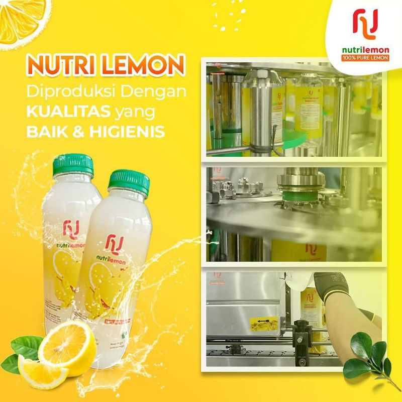 

Nutri lemon pure 100% lemon segar (minuman sehat,minuman alami,lemon segar)
