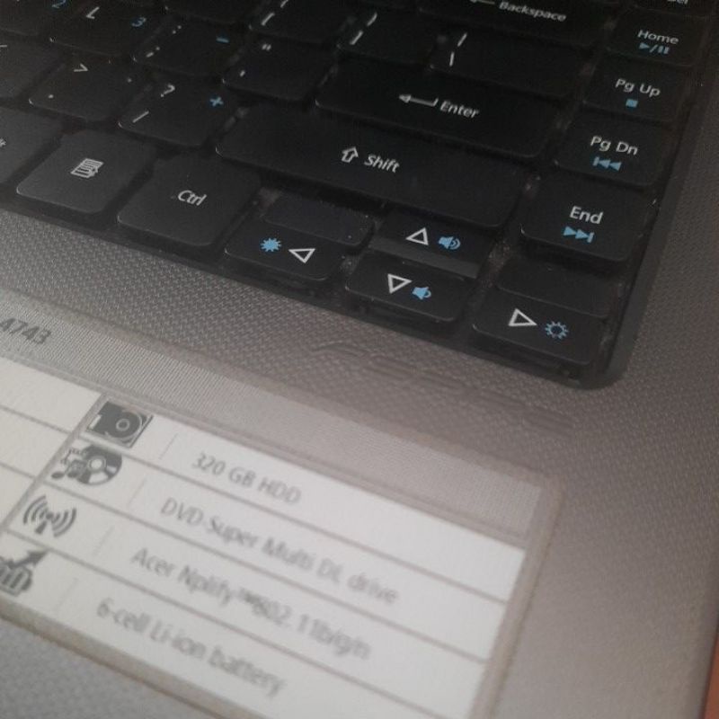 laptop acer aspire 4743