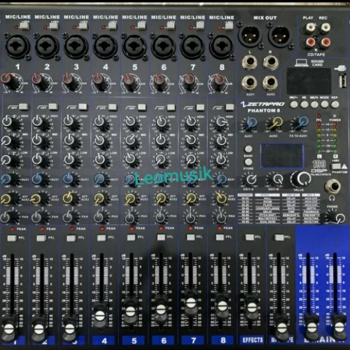 MIXER ZETAPRO PHANTOM 8 CH