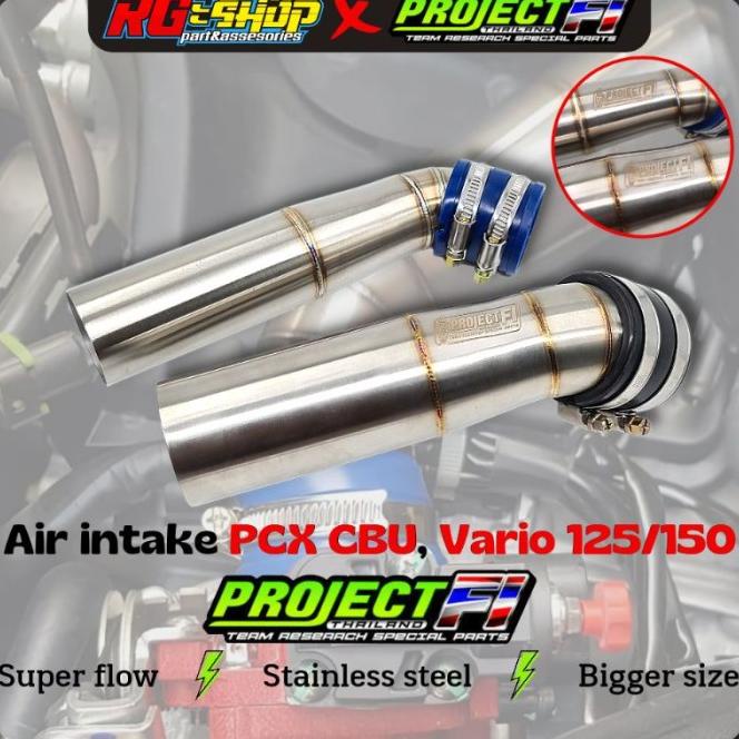 Az Pipa Air Intake Filter Udara Velocity Stainless Pcx 150 Cbu Vario