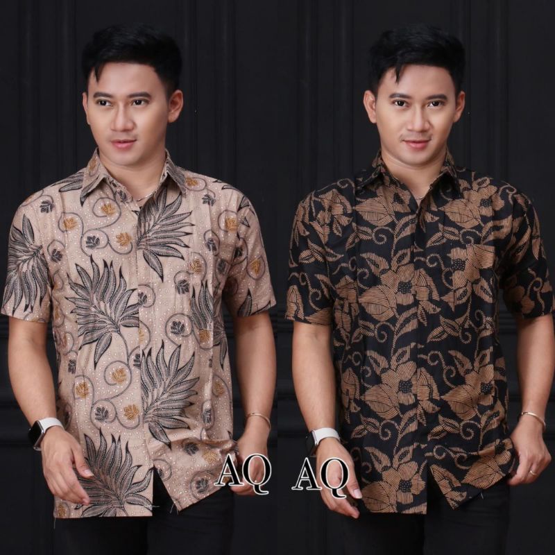 NEW ARRIVAL DISTRO BATIK PRIA BORDIR SOGAN HRB026 BATIKAF NOTOARTO BATIK