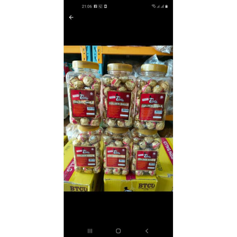 

Coklat Tobelo Golden Ball