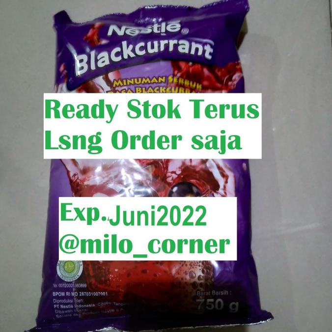 

NESTLE BLACKCURRANT 750GR STOK SELALU BARU