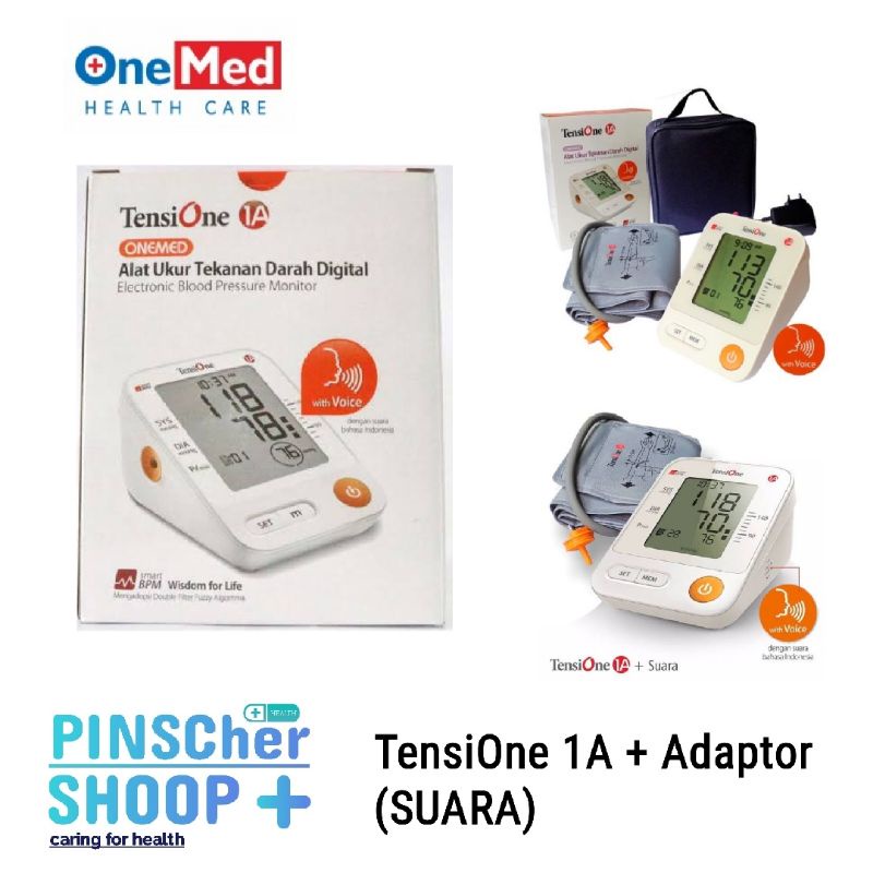 TensiOne 1A + Voice Tensimeter Digital Alat Ukur Tekanan Darah