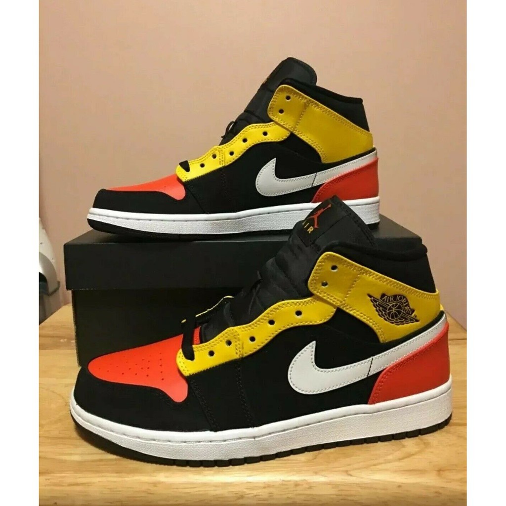 air jordan 1 mid amarillo
