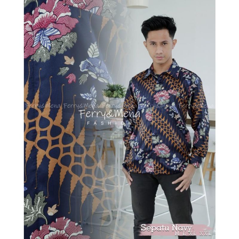 KEMEJA BATIK PRIA/KEMEJA BATIK MODERN/KEMEJA BATIK PESTA/KEMEJA BATIK TERBARU &amp; TERLARIS