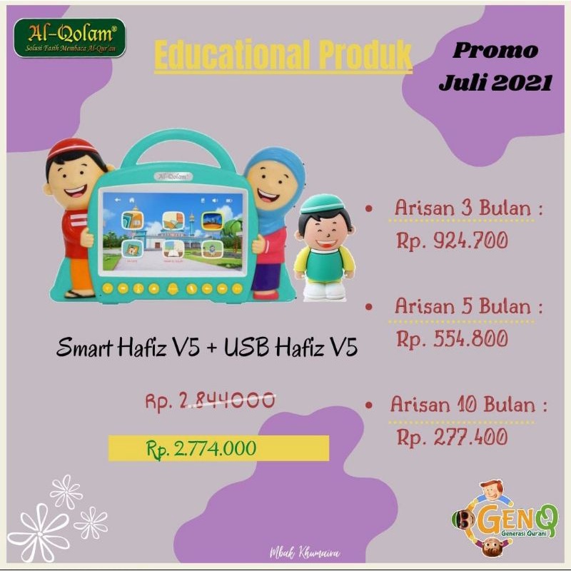 Arisan Smart Hafiz Versi 5 dan USB hafiz/hafizah V5