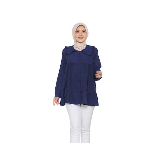 MIDI BLOUSE KOREA//ATASAN WANITA TOP SHAKILA IMPOR