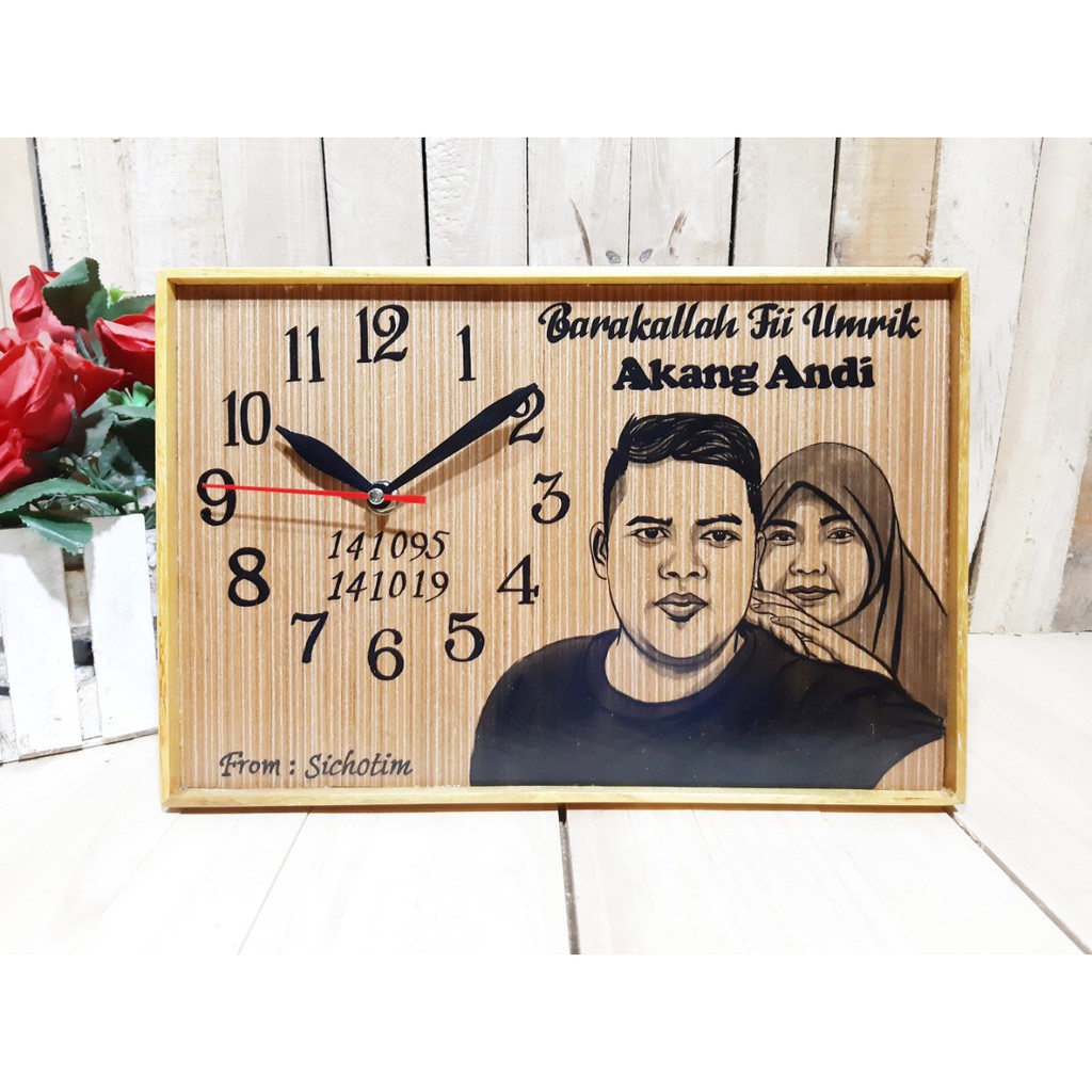 Lukisan Realis Wajah Cartoon Grafik Karikatur Mozaik Ilustrasi