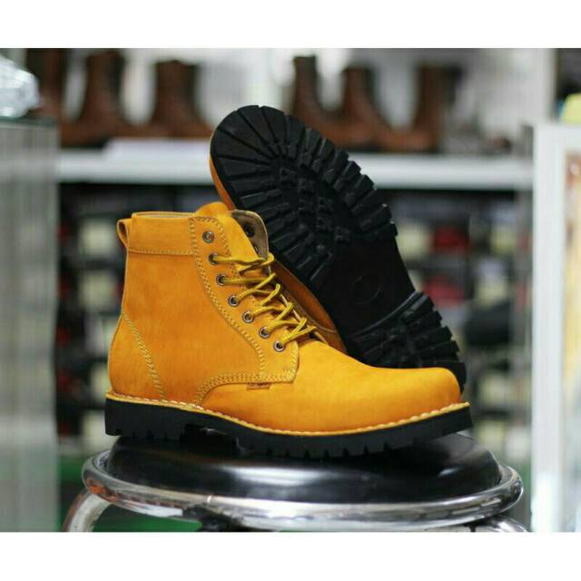 dr faris boot original kulit boot classic pria kulit