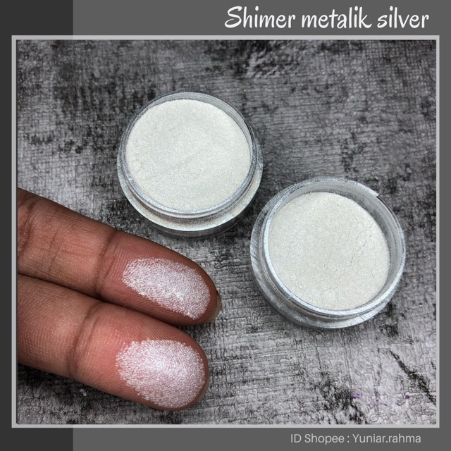 SHIMER METALIK , untuk white henna ,gold henna