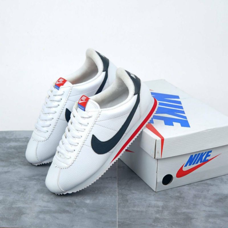 Nike Cortez Putih, Sepatu Sport Pria Nike Cortez Grade Ori Vietnam, Sepatu Running Nike Cortez