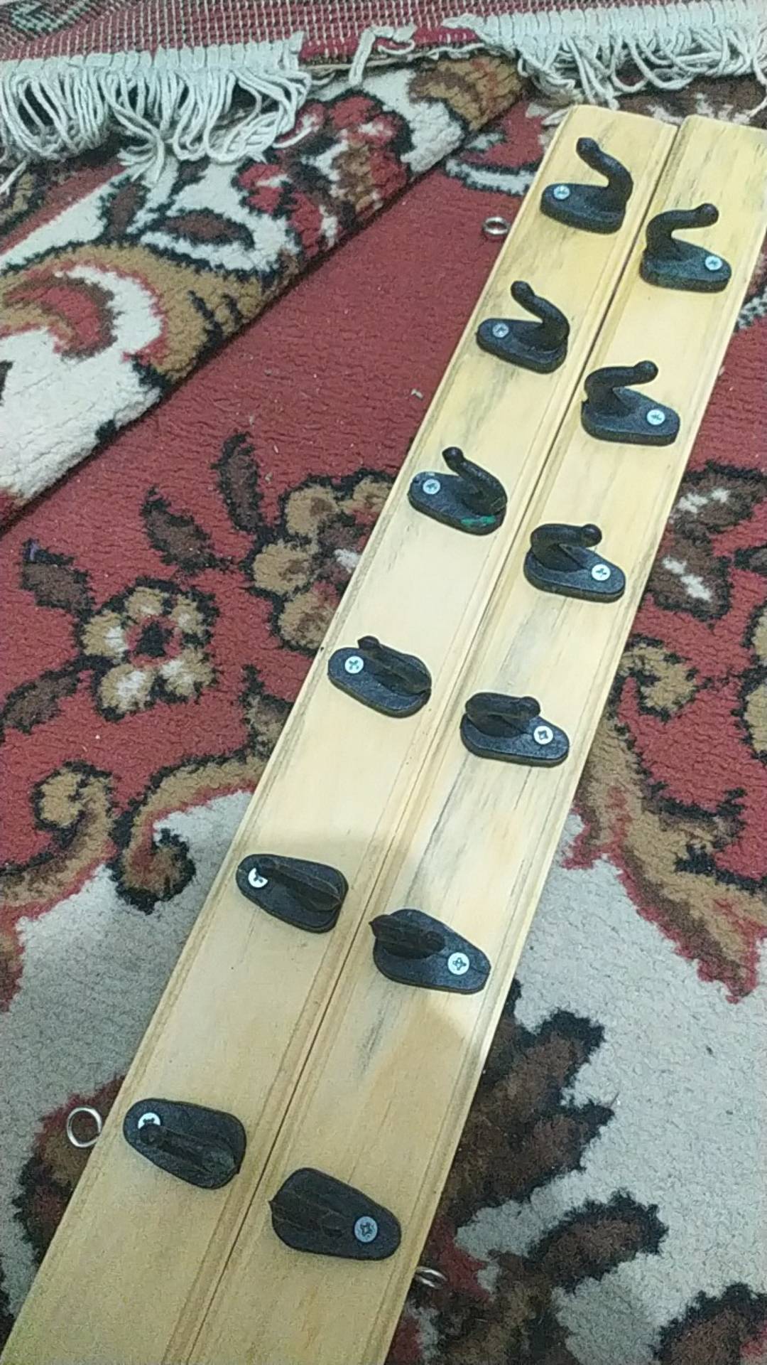 Gantungan Baju Cantolan Baju Kapstok Baju Besi Stainless 6 Kait Kuat