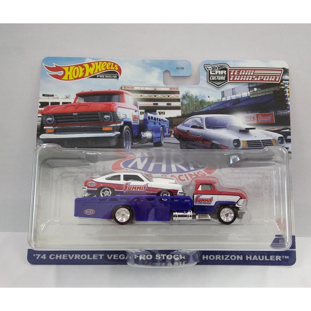 TT34 74 CHEVROLET VEGA PRO STOCK HORIZON HAULER TEAM TRANSPORT Diecast Mobil Car Culture Premium