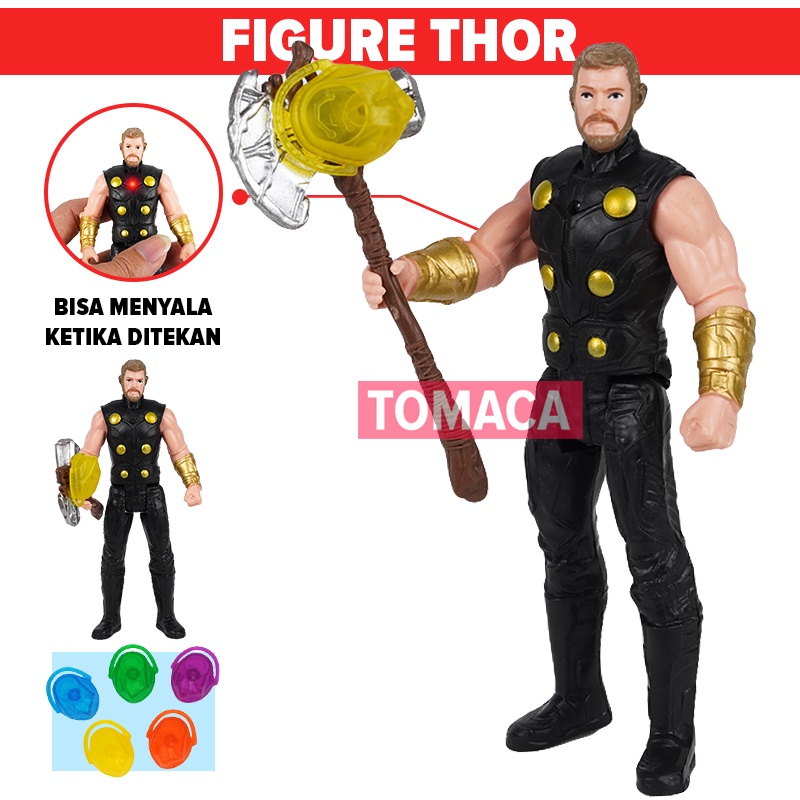 Mainan Anak Marvel Legend Action Figure The avengers Infinity War Thor End Game Pajangan Koleksi