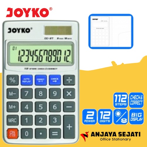 

Kalkulator Joyko 12 Digit CC-37