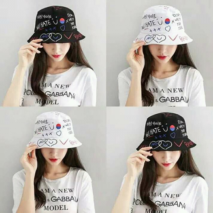 Topi Bucket Dewasa / Topi Bucket Ala Korea
