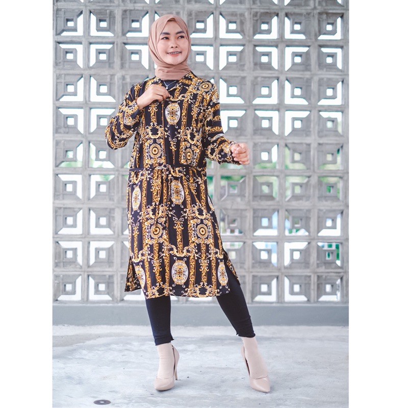 (RPA) TUNIK QYARA SULTAN DAILY BUSUI FULL KANCING TUNIK WANITA RAYON VISCOSE PREMIUM