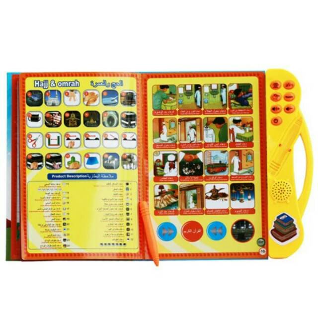 Mainan Anak Playpad Buku E-book 4 bahasa / Mainan Edukasi Anak-2