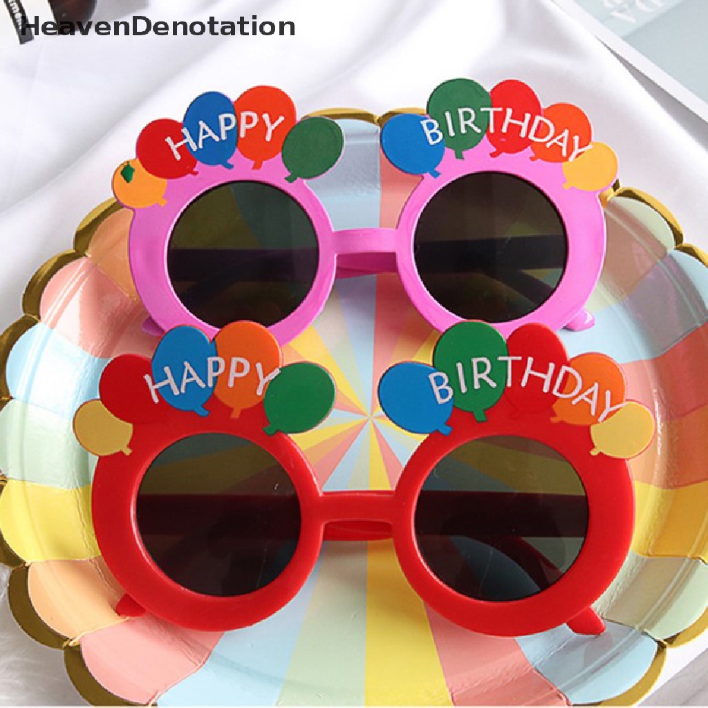 [HeavenDenotation] Birthday Party Sunglasses Funny Happy Birthday Glasses