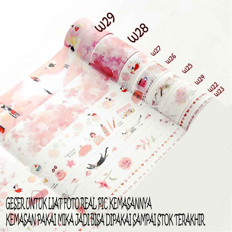 

washi tape sample share 20 cm selotIp motif tumbuh tumbuhan washi tape share tumbuhan murah boyolali
