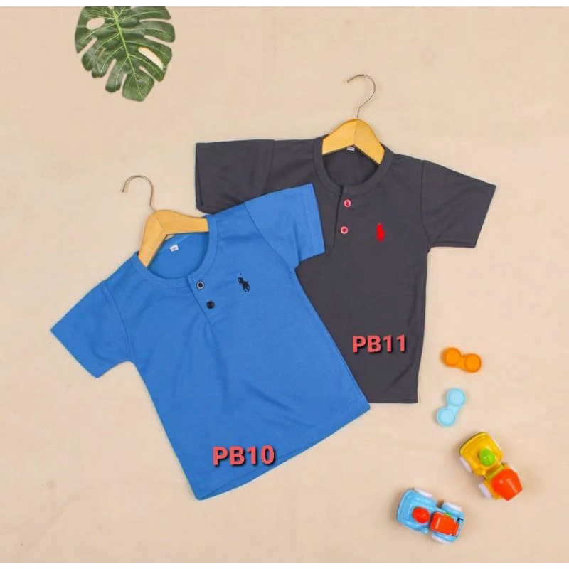 Baju anak laki laki kaos polo 1-3 tahun/kaos polo anak laki laki/kaos lengan pendek