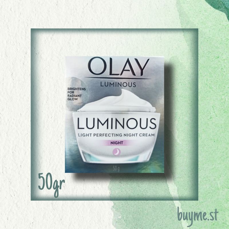 olay white radiance luminous night cream 50gr