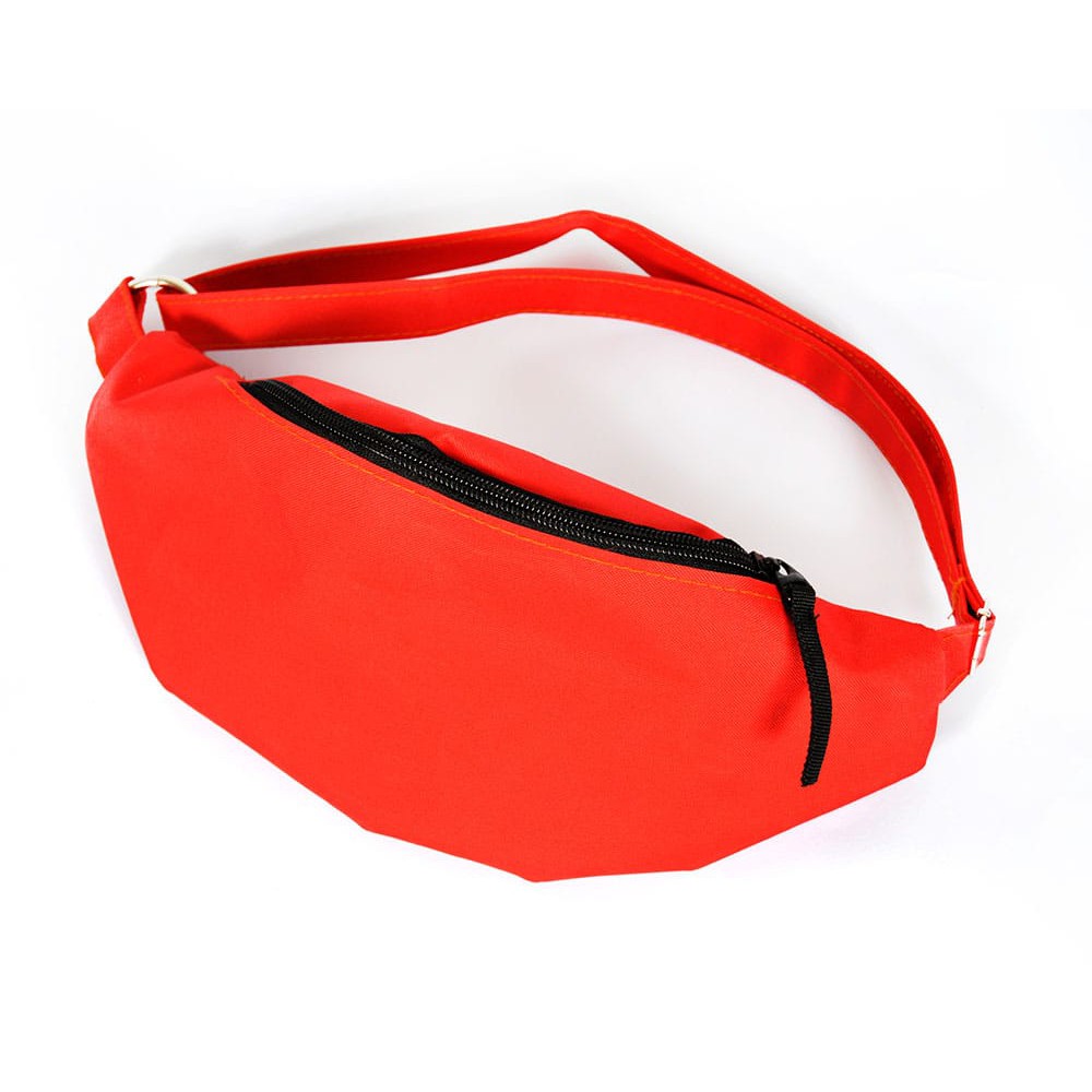 Waistbag Polos Kanvas | Tas Pinggang Cowok ( COD BAYAR DITEMPAT )