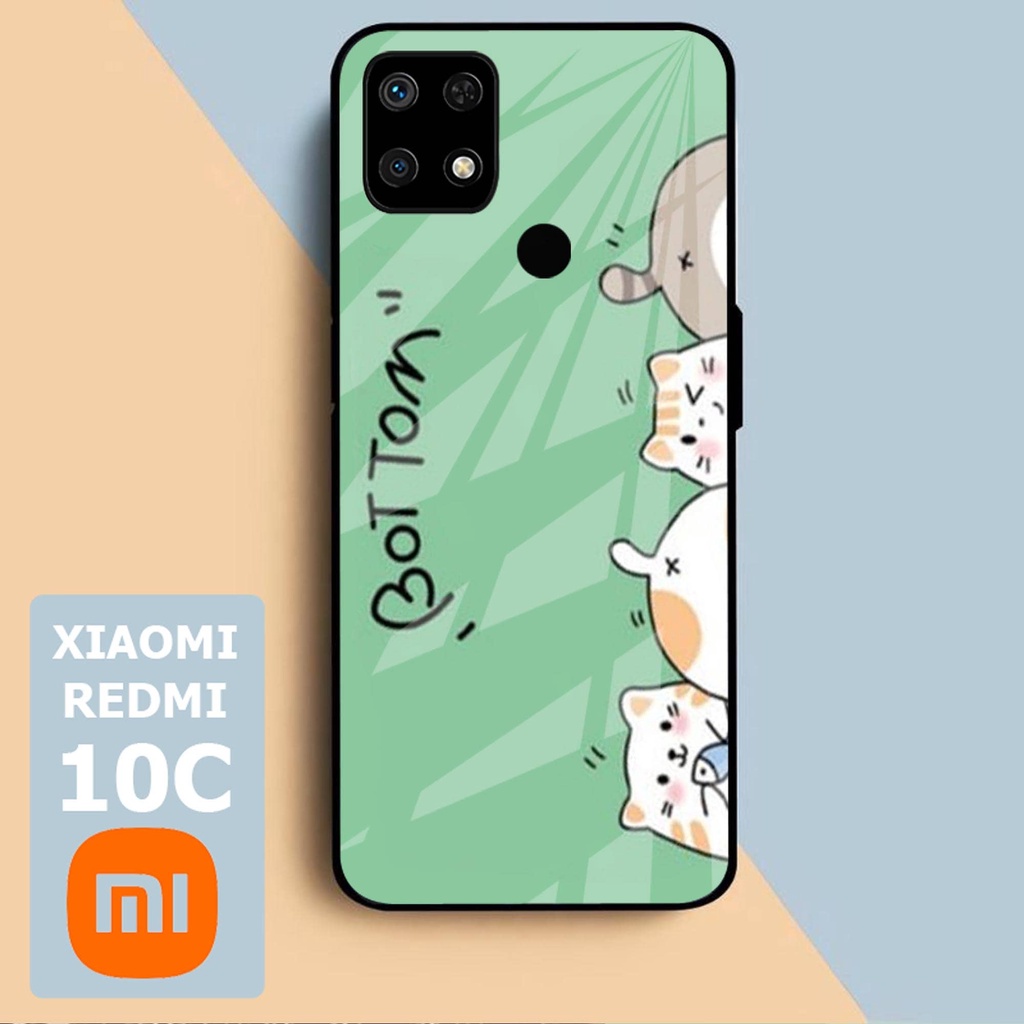 [H22] Softcase Kaca Xiaomi Redmi 10c,CASE REDMI 10c, SOFTCASE GLESS REDMI 10c, CASE KEREN REDMI 10c