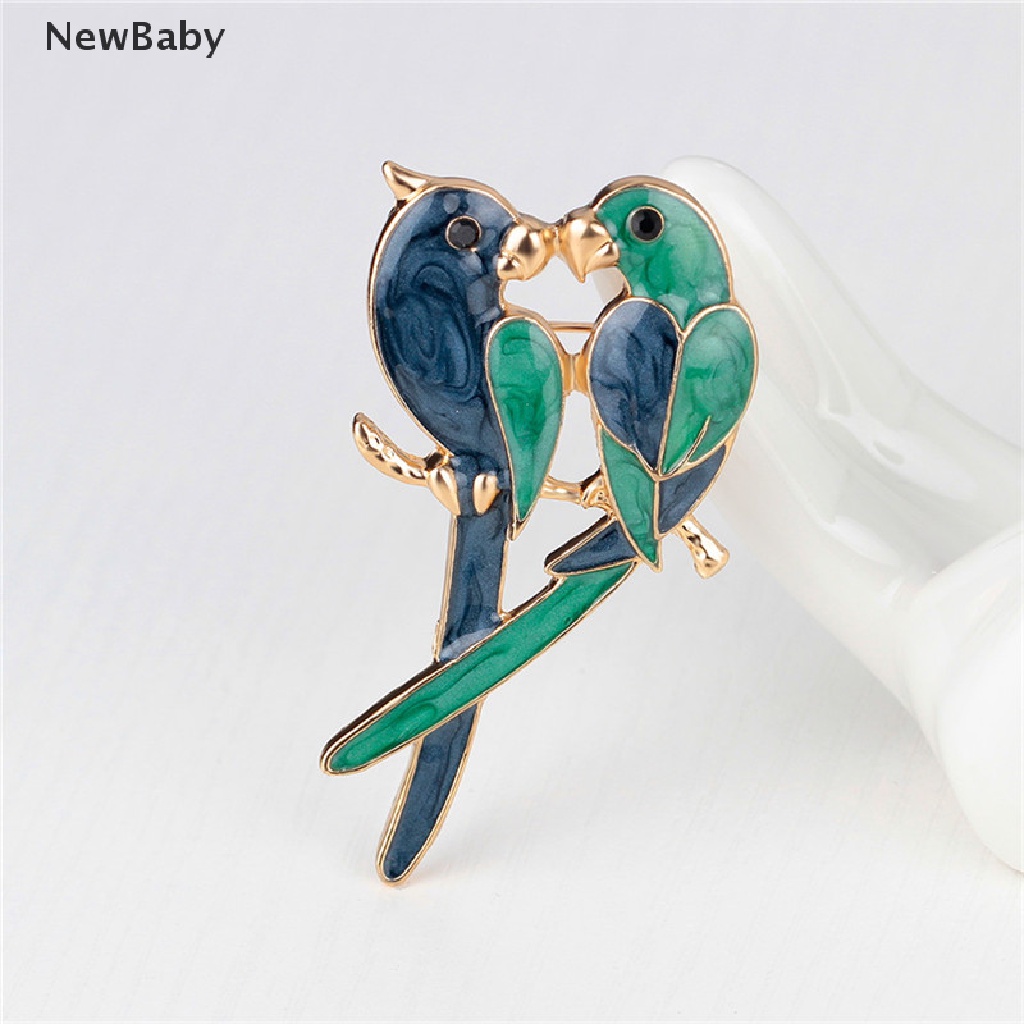 Newbaby Bros Pin Lapis Emas Desain Hewan Natal Aksesoris Wanita