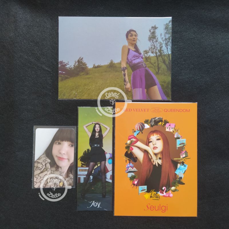 Red Velvet Queendom Queens Girls MD Photoset 4x6 Postcard Bookmark Portrait Card Photocard PC Seulgi