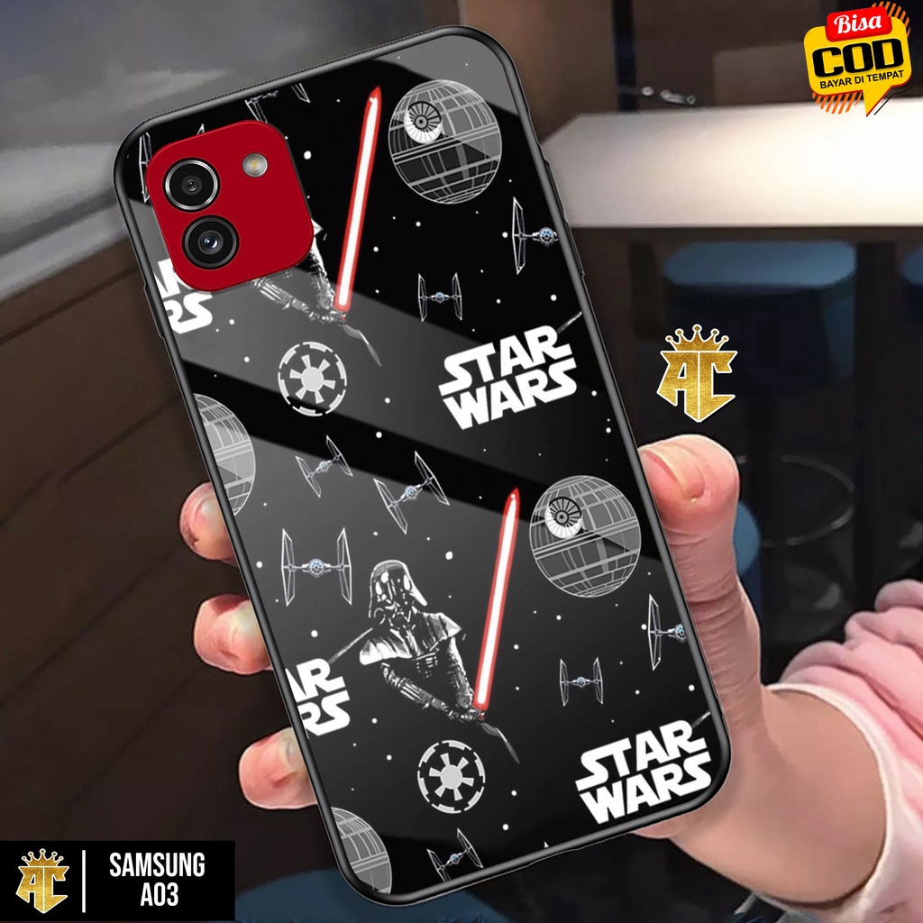 Case SAMSUNG A03 - Casing SAMSUNG A03 Terbaru 2021 AERO CASE [ MOTIF STARWAR ] Silikon SAMSUNG A03  