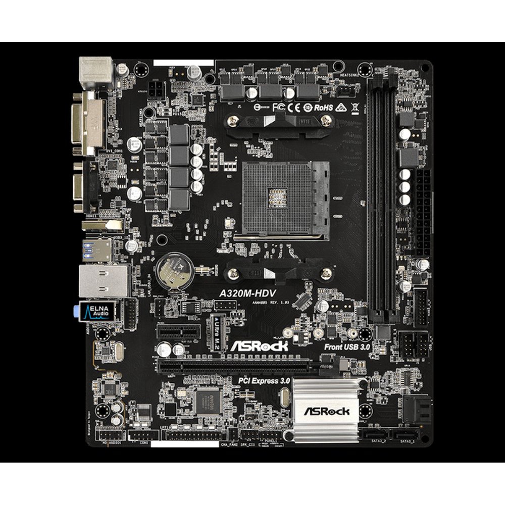 PAKET RYZEN 3 2200G MB ASROCK A320M-HDV Bagus