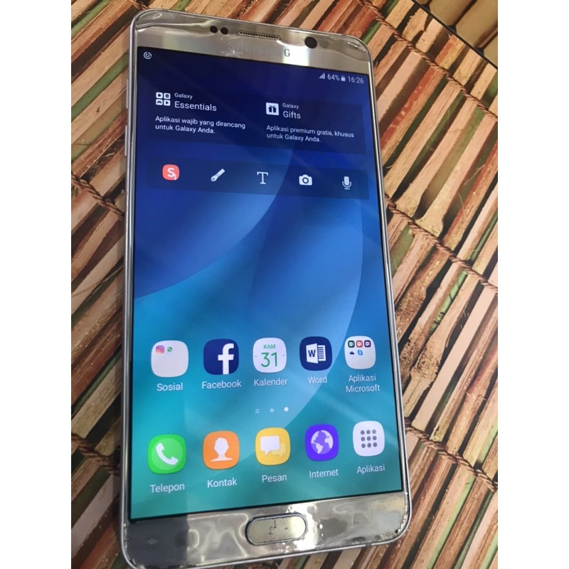 SAMSUNG GALAXY NOTE 5 ROM 32 GB SECOND SEIN