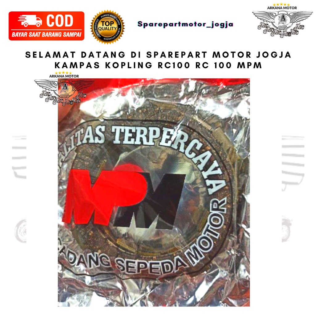 Kampas kopling rc100 rc 100 mpm