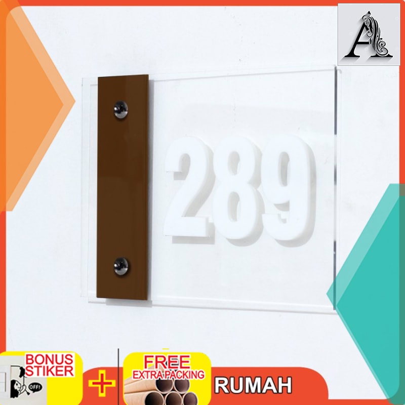

Promo Nomor Rumah Akrilik Modern Minimalis Model 011 - 020 - 015
